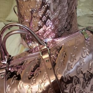 Glamaholic Pink Metallic Travel Set